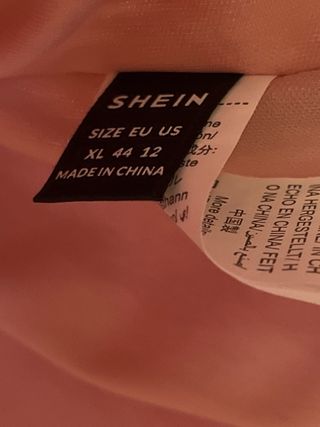 Camisa rosa lentejuelas talla 44