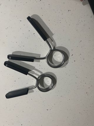 Pinzas para barra de pesas (2 unidades)