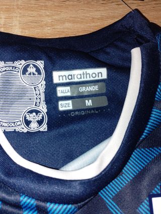 Camiseta Ecuador Marathon Azul y Negra
