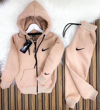 Conjunto Nike niña/niño cremallera rosa