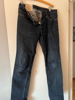 Pantalón vaquero Hollister azul oscuro 32x32