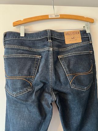 Pantalón vaquero Hollister azul oscuro 32x32