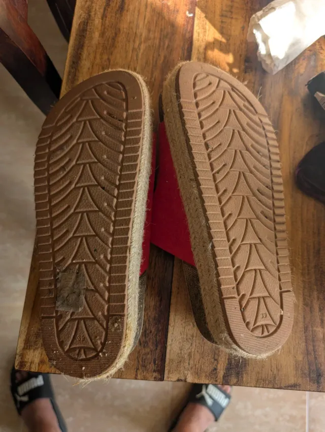 Sandalias esparto suela goma mujer talla 39