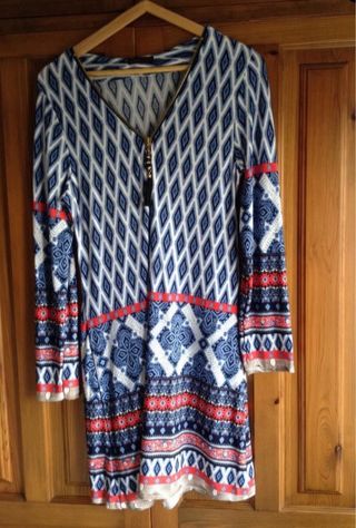 Vestido estampado talla única