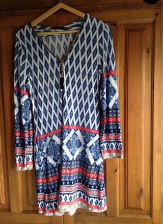Vestido estampado talla única