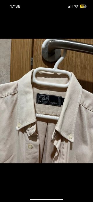 Camisa Polo Ralph Lauren Beige Hombre