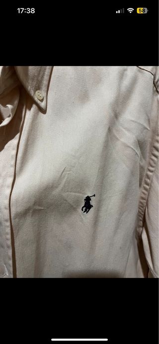 Camisa Polo Ralph Lauren Beige Hombre