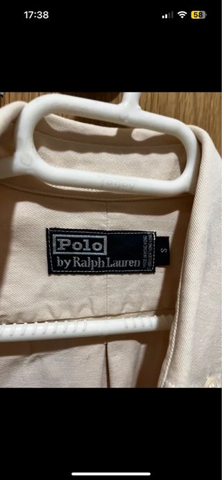 Camisa Polo Ralph Lauren Beige Hombre