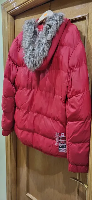 Cazadora Geographical Norway Roja Mujer
