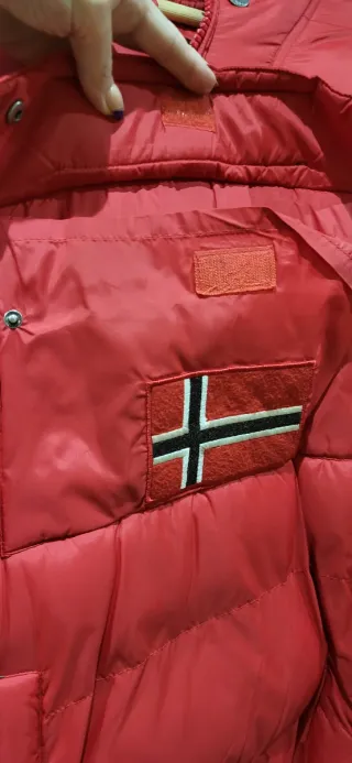 Cazadora Geographical Norway Roja Mujer