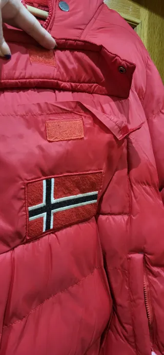 Cazadora Geographical Norway Roja Mujer