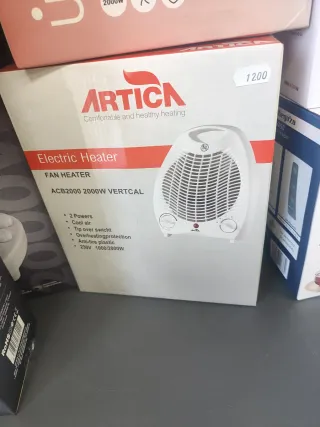 Calefactor Eléctrico Artica ACB2000 2000W