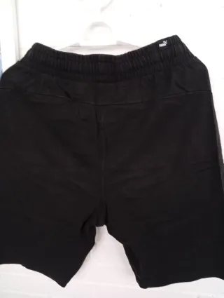 Pantalón corto chándal Puma negro