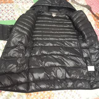 Plumifero twin set Talla S Negro
