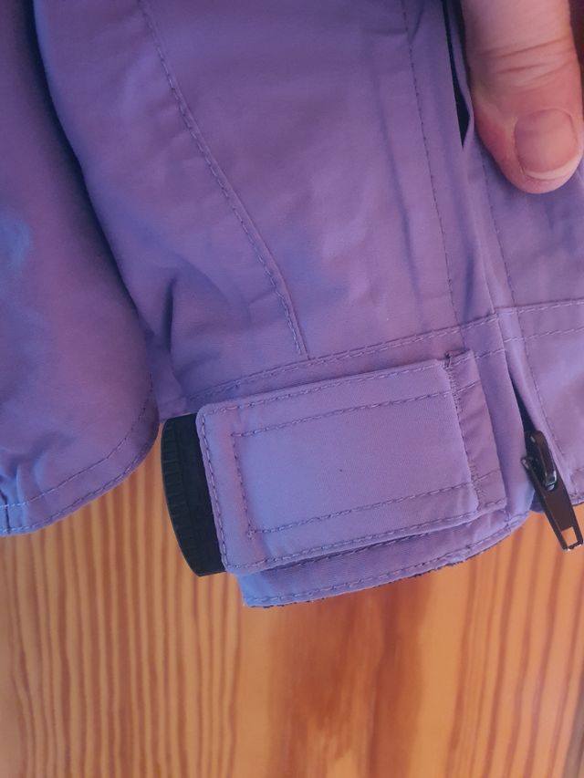 Cazadora motera mujer azul