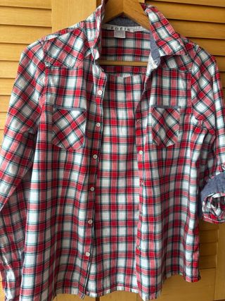 Camisa cuadros roja Edels T42