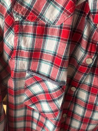Camisa cuadros roja Edels T42