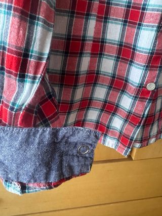 Camisa cuadros roja Edels T42