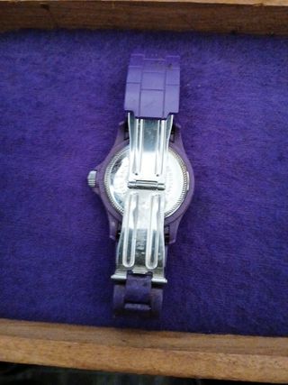Reloj Marea 4910 Morado y Plateado
