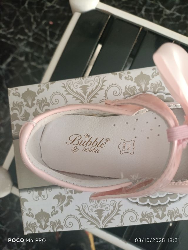 Zapatos niña piel rosa Tallas 24/28/29/30/32