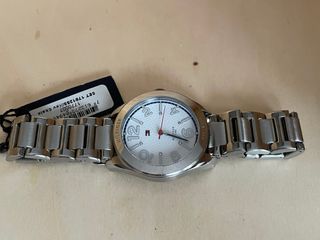 Reloj Tommy Hilfiger Plata y Blanco