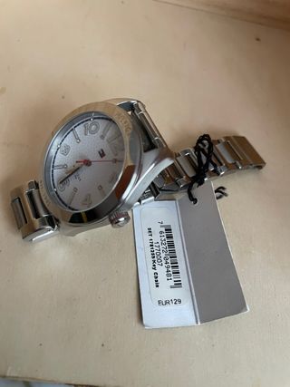 Reloj Tommy Hilfiger Plata y Blanco