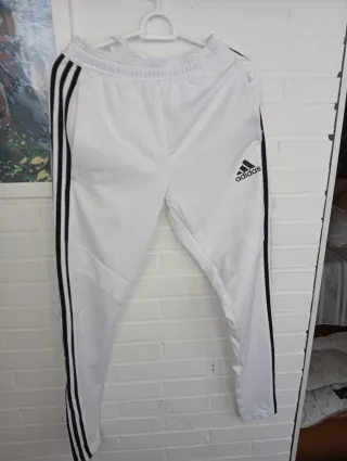 Pantalón chándal Adidas blanco