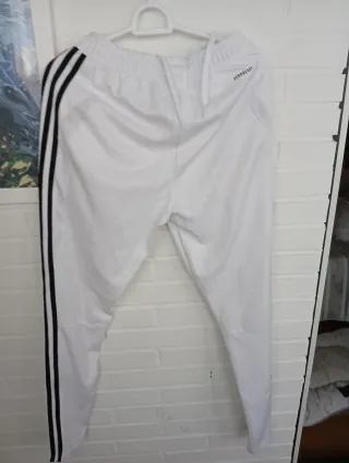 Pantalón chándal Adidas blanco
