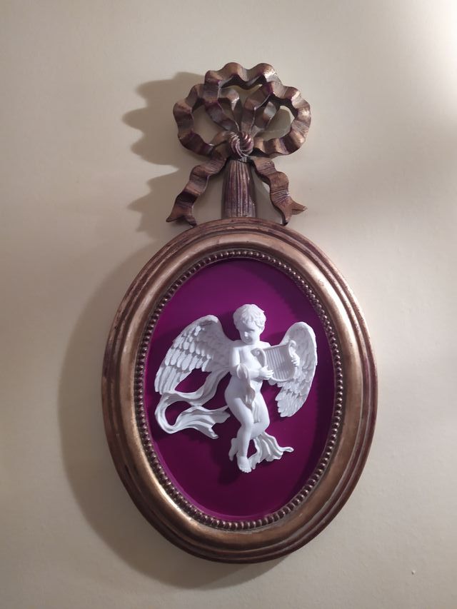 PAREJA DE ANGELES DECORACIÓN PARED