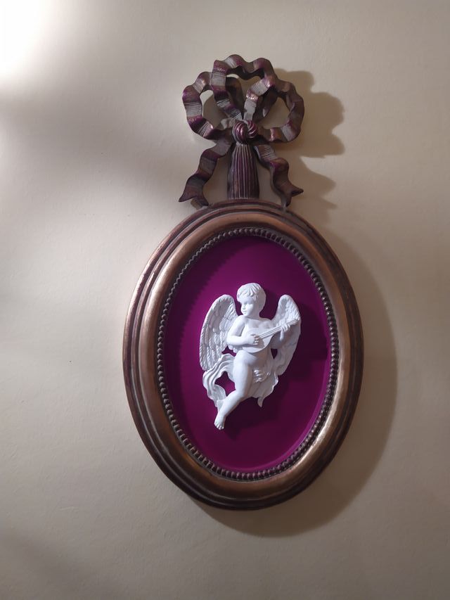 PAREJA DE ANGELES DECORACIÓN PARED