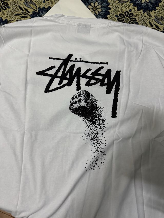 Camiseta Stussy Blanca Talla L Sin Usar