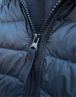 Chaqueta Stone Island Negra Plumas