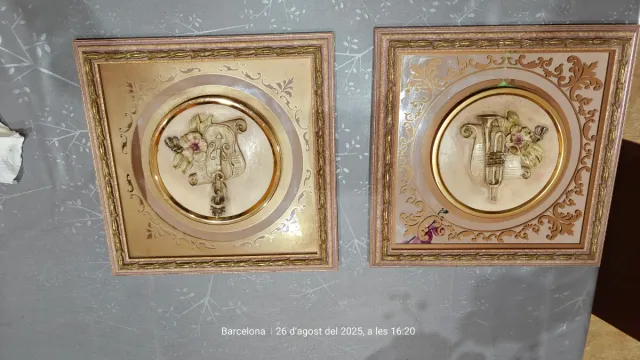 Pareja de Cuadros Decorativos Musicales