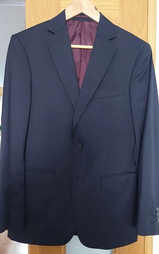 Traje Italiano Hombre Azul