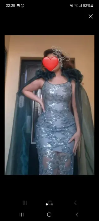 Vestido de fiesta lentejuelas talla M