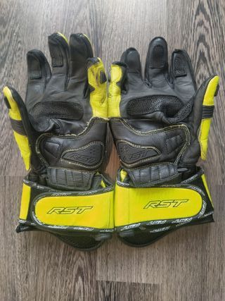 Guantes Moto  lote Negro y Amarillo Talla L