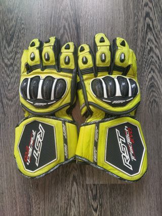 Guantes Moto  lote Negro y Amarillo Talla L