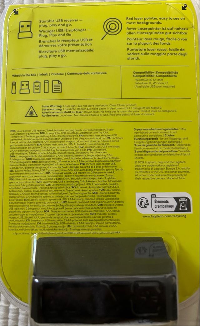 Presentador Logitech Láser R400