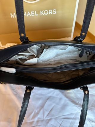 Bolso tote Voyager mediano, piel, Michael KORS