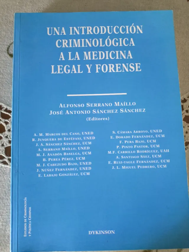 Una introducción criminológica a la Medicina Legal
