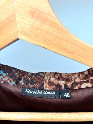 Vestido estampado serpiente y degradado