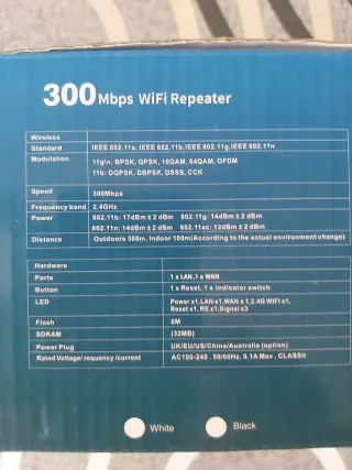 Repetidor WiFi 300 Mbps