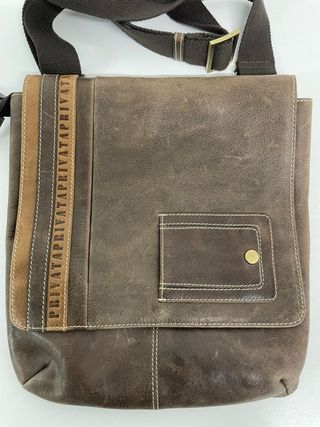 Bolso de piel Privata Marrón
