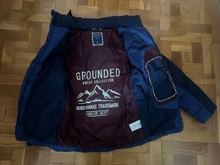 Abrigo azul acolchado de niño. Mayoral. Talla 16.
