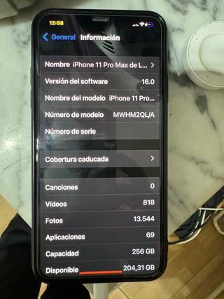 iPhone 11 Pro Max 256GB Verde iOS 16