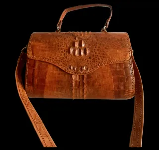 Bolso Cocodrilo Vintage Auténtico