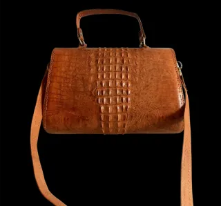 Bolso Cocodrilo Vintage Auténtico