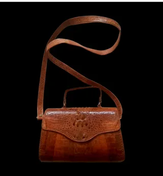 Bolso Cocodrilo Vintage Auténtico