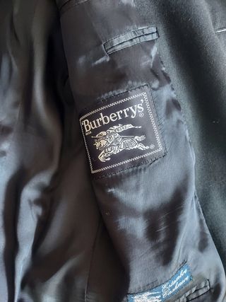 Traje Americana Burberrys Negro Hombre