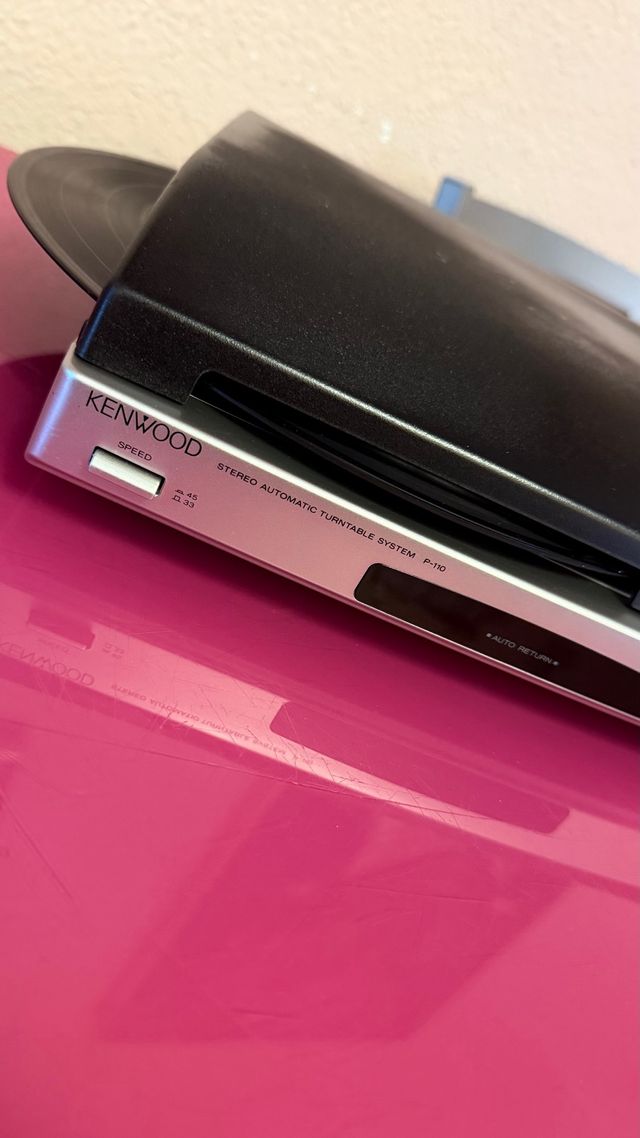 P-110s Kenwood tocadisco automático